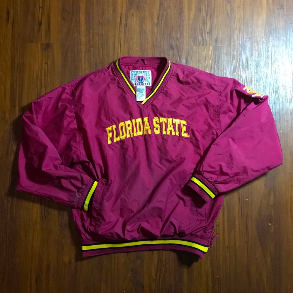 FSU Florida State Collegiate 90’s Pullover Jacket